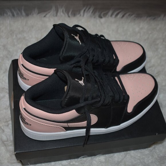 Nike Air Jordan Low 'Crimson Tint' Black White 553558-034 Mens